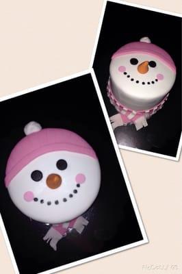 Snowlady custom cake! Available in 6, 8 or 10". Price varies depending on final consultation.