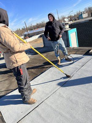 Installing Torch On roof