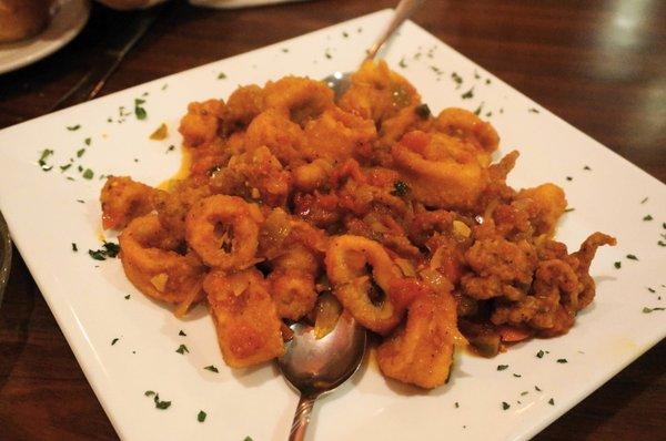 The best Manhattan style calamari ever.