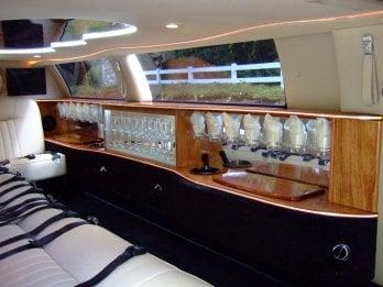 limo interior, cream color