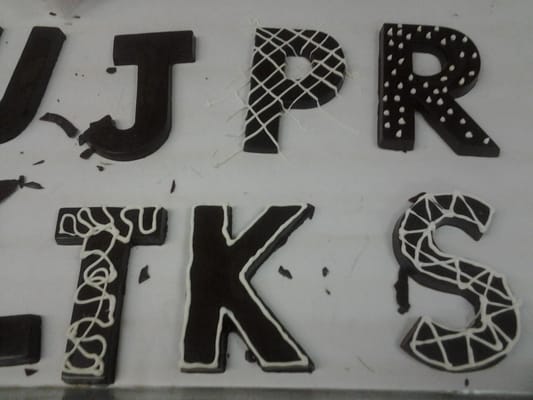 Spell out anything? Marry Me, Prom? LOVE....