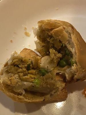 Inside of the samosa