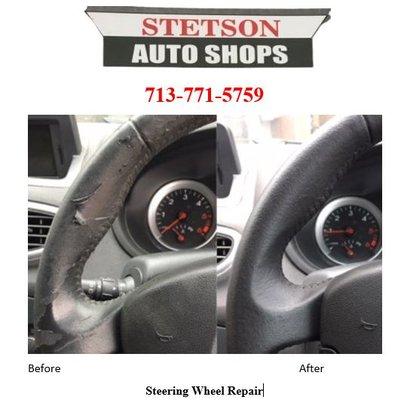 Stetson Auto Shops offers steering wheel touch up for an affordable price