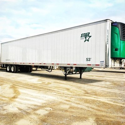 53' Star Leasing Company refrigerated trailer.