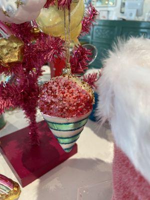 Snow cone ornament!