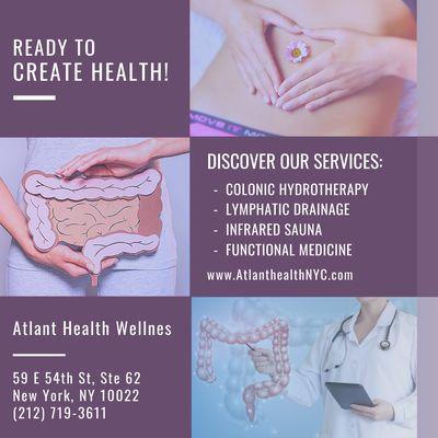 Please discover our services provided at our Wellness Center in Midtown East New York City, NY