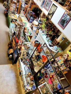 Inside the store as seen from the 2nd floor