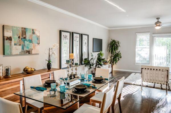 Dining Area and Living Room