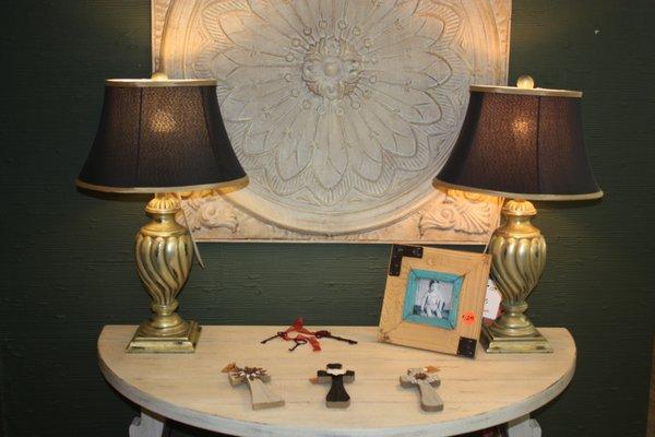 beautiful lamps and wall art to add a taste of charm and personality to your home.