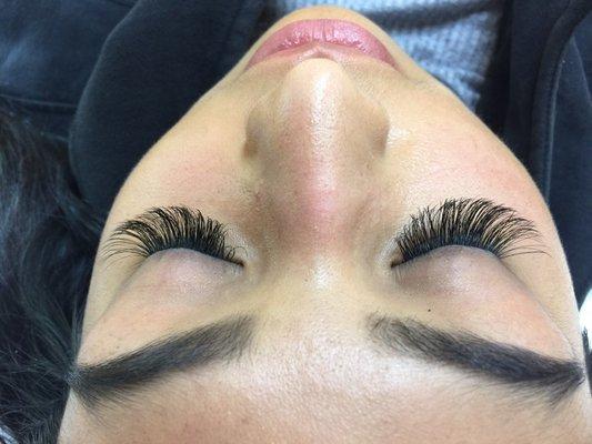 Eyelash extensions by Heather