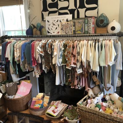 Organic cotton baby clothing from milk barn kids, under the nile, etc