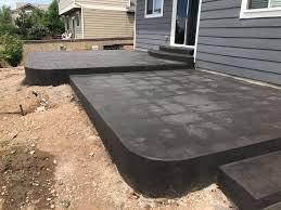 Dye concrete slab.