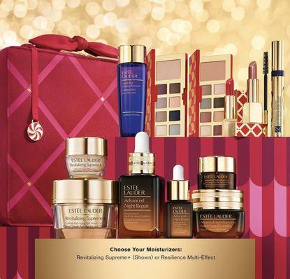 Estée Lauder 2021 Christmas gift $75 with any $45 purchase.