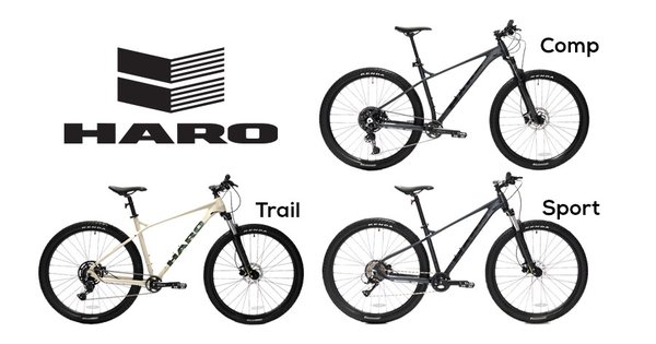 We are authorized dealers of Haro Trail, Sport, Commuter, gravel and BMX Bikes.