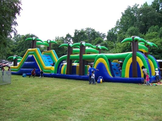 72' Obstacle Course - This is the longest inflatable obstacle course in the area!