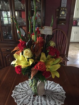 An absolutely beautiful arrangement!