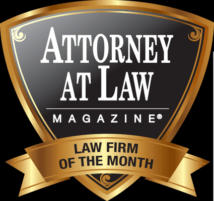 Recognized by Attorney at Law Magazine Law Firm of The Month