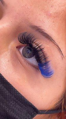 Colored lashes