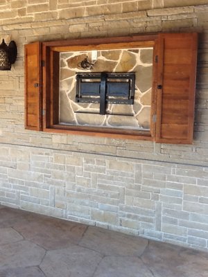 Outdoor TV Mount w/ closet