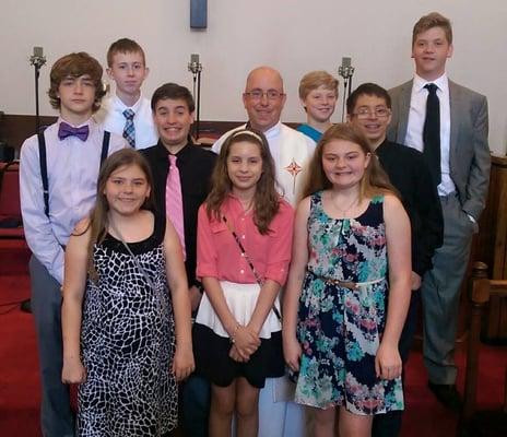 Confirmation Class 2015 pleasantvalleyumc.org