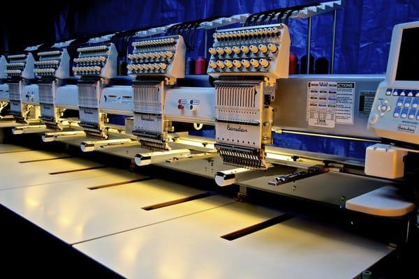 Our embroidery machine