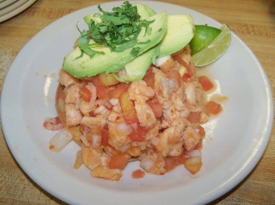 Ceviche tostada