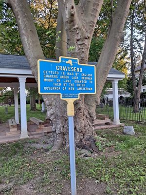 The marker @ the Van Sicklen cemetery right across