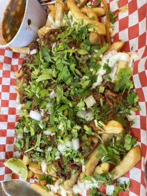 Birria fríes