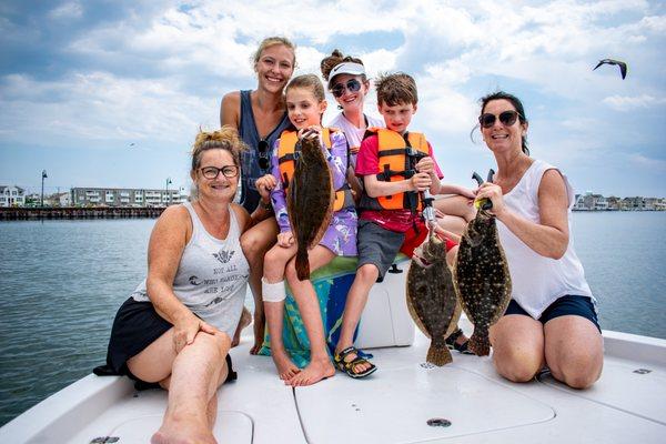 Back Bay Flounder Fishing Charter Stone Harbor