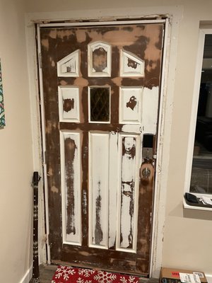 Replacing entire door frame