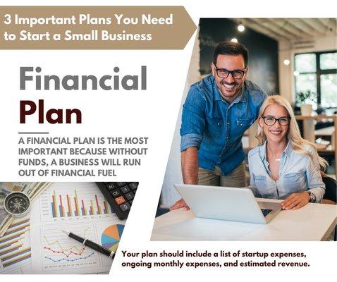 A financial plan is the most important plan to create when starting a business. Call us today for a free consultation (978) 914-6282