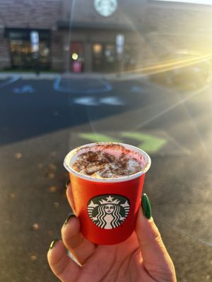 Gingerbread latte sample