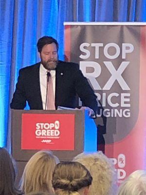 Florida Senator Bean speaks @ AARP Town Hall 4/23/19. Lively and animated speaker. Reminds me of Zach Galifianakis.