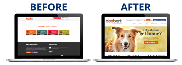 Doobert conversion optimization and UX redesign.   https://brainchildstudios.com/doobert-conversion-optimization/