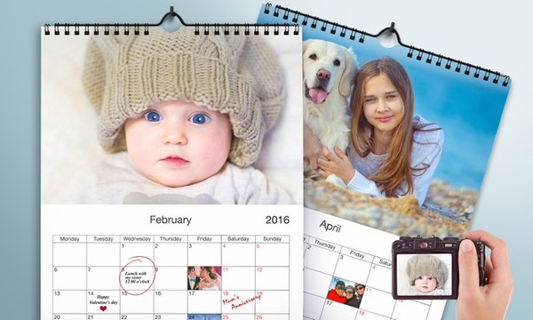 Custom Calendars includes photos, special dates.