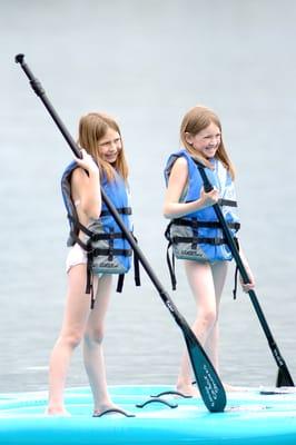 Free use of water toys.  Paddle Boats, Kayaks, Canoe.