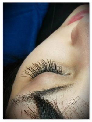 Classic eyelash extensions