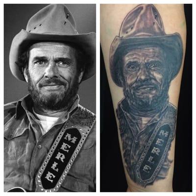 My beloved Merle tattoo by Mike Pritchett at Matchless Tattoo!