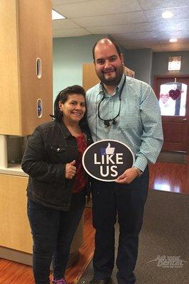 2/14/17 - Beautiful smiles on Valentine's Day! Maria received her crown today and is off to enjoy her day!