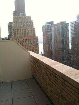 Hudson river views from your terrace!