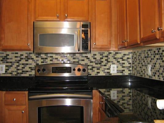 This a great backsplash done in Reston, VA.