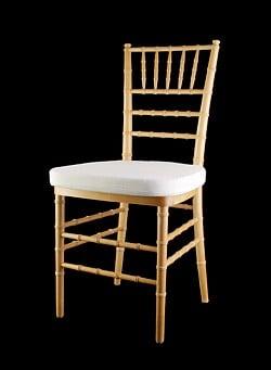 Chivari chairs turn any event into an elegant affair. These are a hot wedding item that most brides insist on. They come in various colors.