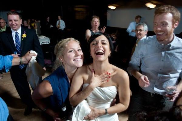 We love when we can help brides (and grooms!) have a great time on the dance floor.