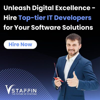 Unleash excellence with Vstaffin's top-tier software developers. Connect now for a transformative partnership in software innovation.