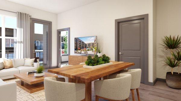 Model Apartment Home Dining Room