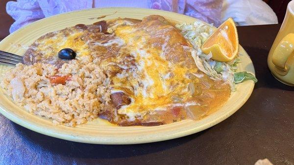 Enchilada & Chile Relleno & Enchilada