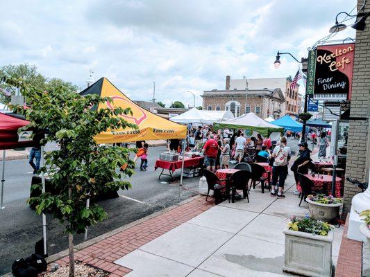 Arts Alive Raindate 2018. Weather cooperated.