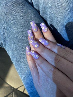 Acrylic Fill with design by Vicky