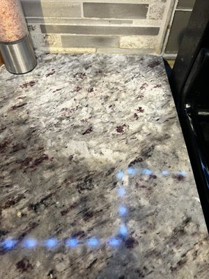 What the counters used to look like vs now.