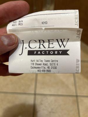 J.Crew Factory